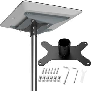 Starlink Flat High Performance Pipe Adapter, TuoBak's Starlink Flat High Performance Pole Mount Kit,Starlink Flat High Performance Roof Mounting Kit