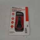 Eton Crank-Powered Clipray Flashlight & Smartphone Charger, Hand Crank Emergency Power, Portable LED Light with Carabiner Clip, Cherry Red (Single)