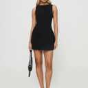 Princess Polly Women's ANSE Mini Dress (Black, S)