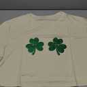 St Patricks Day Shirts Women Pattys Day Crop Top Shamrock Tshirt Lucky Short Sleeve Tops