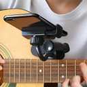 Guitar Phone Holder - Adjustable & Rotatable Guitar Mount for Guitars/Ukulele, Universal Smartphone Compatibility, Ideal for Digital Sheet Music, Teaching Videos, Live Streaming & Recording