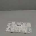 200PCS 7 Sizes White Nylon Plastic Plugs for Round Holes, 1" 3/4" 5/8" 1/2" 3/8" 5/16" 1/4" Round Hole Plug Cover Snap Locking, Used for Plastic, Cabinet Furniture DD016-w