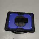 SEYMAC stock Case for iPad (A16) 11th/10th Generation 11''/10.9'' 2025/2022, Full-Body Drop Protection Case with Screen Protector &360 Rotate Hand Strap/Stand, Blue+Black