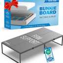 Bunkie Board Twin Size (38x75''), Heavy Duty Bed Boards for Frame
Sleeper Sofa Support Board to Stop Sagging Mattress, Breathable, Noise Minimizing, Moisture Resistant, Gray