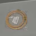 Nurge 4 Inch, 5 Inch  (1 Piece of Each Size) Premium Beech Wood Gold Clasp Embroidery Hoop 8mm/0.3" Thickness