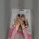 We R Memory Keepers- Crop-A-Dile Eyelet Setter Punch Kit, Pink, Includes 100 Eyelets, Comfort Handle, for 1/8 or 3/16 Inch Holes, Metal, Craft Paper, Leather, Fabric and More