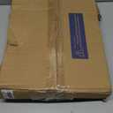 Garden Rake - Large Leaves Rakes for Gardening - 25 Metal Tines 18" Wide - 78" Long Handle Leaf Rakes for Lawns Heavy Duty for Yard Lawn Shrub Garden Beds (matte black)