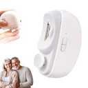 3 in 1 Smart Electric Nail Clippers for Seniors, Baby and Adults,Polishing Clipper with LED Light,Suitable for Fingernail Toenails(White)