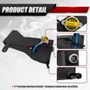 aluminum Coolant Overflow Tank Reservoir Compatible with 2011-2023 Chrysler 300 Dodge Challenger Charger 3.6L 5.7L 6.4L, Engine Coolant Recovery Replacement 55111260AB 603-380 603380