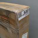 PUPETPO Freestanding Dog Gates with Door Walk Through, 80 inch Wide Gates Indoor, Dog Fences Indoor, Support Feet Included, 4 Panels, 32" Tall, White & Black