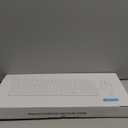 Wireless Keyboard and Mouse Combo, Full-Sized Wireless Keyboard and Adjustable DPI Mouse, 2.4GHz USB Receiver, Keyboard and Mouse for PC, Windows, Desktop, Laptop (Mint Green and White)