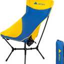 Nimbus Camping Chair, High Back Folding Backpacking Chair, Lightweight Folding Backpacking Hiking Chair, Compact Portable 441 lbs Capacity