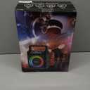 Karaoke Machine for Adults - Portable Bluetooth Karaoke Speaker with Two Wireless Microphones, PA System Speaker Supports TF Card/USB, AUX in, REC, Bass & Treble for Party/Meeting