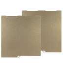 256X268MM PEI Sheet for Anycubic Kobra 3 Combo/Kobra 3 V2 Combo Flexible Spring Steel Build Plate Double Sided Textured Bed Board for 3D Printer Accessories Replacement (Gold)