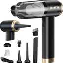 Car Vacuum Portable Cordless, 15000PA Powerful Suction, High Power, Mini Portable Vacuum for Car, Handheld Small Vacuum Cleaner & Air Duster for Home, Office, Desk,PC, Keyboard Cleaning