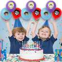 42pcs Dsney Coco Birthday Party Supplies -Included Banner, cupcake toppers , backdrop and Balloons Banner for Coco Cartoon Themed Party Decorations