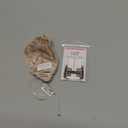 MILANO COLLECTION Glueless Top Grip for Hair Topper & Wiglets, Adjustable Translucent Strap with Side Openings, Top Headband for Your Wig or Topper, Includes Clips, Beige, Small