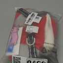 FUAMEY Dog Winter Jackets for Small Dogs, Dog Coat with Harness Built in, Waterproof Dogs Snowsuits Warm Pet Jacket Zip Up Fleece Cold Weather Coats Reflective Puppy Vest with Pocket Red XS