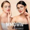 MMOWW 3 Pack Aviator Reading Glasses for Women Men Double Bridge Metal Frame Spring Hinges Blue Light Blocking Readers