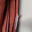 LUSHVIDA Round Waterproof Table Cover Elastic Vinyl Fitted Tablecloth Elastic Edged Plastic Table Cloth (Mahogany, Best for Up to 45"-56" Round)