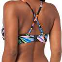 Freya Womens Desert Disco Underwire Bandeau Bikini Top (30D, Multi)
