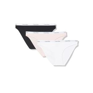 Calvin Klein Carousel Logo Cotton Stretch Bikini Panties, 3 Pack Size Small