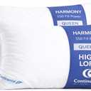 Continental Bedding Set of 2 Premium White Goose Down Pillows - 550 Fill Power (30oz.) -Firm Density - 100% Egyptian Cotton Shell - Queen Size, 20x30-inch – 400 Thread Count -Proudly Made in USA