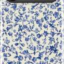 for iPhone 17 Pro Max Case - Wireless Charging Compatible - Dual-Layer Hard Shell + Silicone Cover - Shockproof Protective Phone Case with Cutee Designs for Women - Tiny Blue Flowers