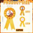 Tigeen 12 Pcs Halloween Award Ribbons Costume Contest Pumpkin Carving Trunk or Treat Prize Ribbon for Party Favors Office Classroom Decorations Winner Recognition(Trunk or Treat)