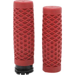 Motoforti 1" 25mm 1.1" 28mm Motorcycle Hand Grips Cover Kit Non Slip TPU Handlebar Cover for Motorcycle Scooter Bicycle ATV Dark Red 1 Set