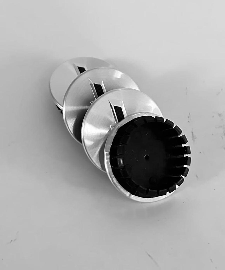 4X Wheel Hub Cap #9594156, 9593169, 9597550, 9595157 Silver Center Cap 58mm/2.25'' for Camaro, Equinox, Impala,Malibu, Trax,Cruze CV058SB