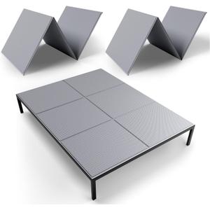 Bunkie Board Queen 60x80'' for Bedroom: Breathable & Moisture Resistant Boards for Mattresses - Heavy Duty Low Profile Queen Box Spring Supplement Bed Support Board, Noise Minimizing