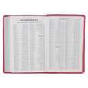 KJV Holy Bible, Compact Faux Leather Red Letter Edition - Ribbon Marker, King James Version, Pink (KJV Compact Editions)