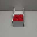 24 Yards Christmas Velvet Wrapping Ribbon, 8 Roll Silk Frayed Handmade Velvet Ribbon for Wedding Bouquet Invitation Christmas Wreaths Decor Gift Wrapping Cards DIY (Red)