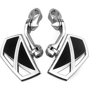 Motorcycle Highway Footpegs,highway pegs BIG Pegs for crash bars Fit for Models with 1.25 inch Engine Guard 1 1/4 inch Highway Bar 1-1/4"