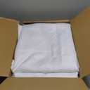 sancua 6 Pack White Tablecloth 60 x 102 Inch, Rectangle Table Cloth for 6 Feet Tables - Stain and Wrinkle Resistant Washable Polyester Table Cover for Dining Tables, Buffet Parties and Camping