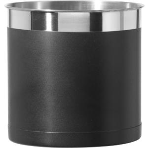 Oggi Steel Holder Utensil Crock, Jumbo, Black - 7'' (7211.3)
