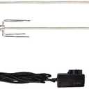 Masterbuilt Gravity Series Rotisserie Accessory Attachment with Stainless Steel Spit Rods, Meat Claws and and Electric Power Source, Model MB20091220