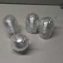 20 Pack Clear Plastic Fillable Ornament Ball 3.15''/80mm for Christmas,Holiday, Wedding,Party,Home Decor