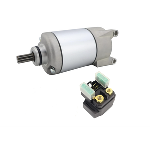 Starter Motor & Relay for Yamaha YFM35 YFM350 Grizzly 350 2007-2014 Bruin 350 2004-2006 Wolverine 350 2006-2009, Replaces 3HE-81800-00-00 3HE-81890-00-00 Starter Motor & Relay for Yamaha YFM35 YFM350 Grizzly 350 2007-2014 Bruin 350 2004-2006 Wolverine 350 2006-2009, Replaces 3HE-81800-00-00 3HE-81890-00-00