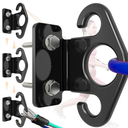 Resistance Band Wall Anchors, Wall Mounted Modular Hooking Platform, Workout Wall Mount Anchor, Training Anchor Mounted Hook Exercise Station for Home Gym Workouts,Yoga,Fitness,Strength Training