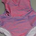 Eomenie Women's Tankini Swimsuits Two Piece Tummy Control Bathing Suit Color Block Slim Swimwear with High Waisted Bottom M