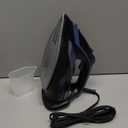 Steam Iron for Clothes 20s Fast Heating, 1700W Iron with 15.21oz Large Water Tank, 3-Way Auto shutoff, Burst Steam, Spray Mist, Anti-Drip, Self-Cleaning, Vertical Ironing for Home, Blue