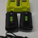 40 Volt 6500mAh Lithium-Ion OP401 Compatible with Ryobi 40V Battery OP4026 OP40201 OP4040 OP40401 OP4050 OP4050A OP40501 with Dual 40V Charger