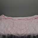 Suppromo 6ft Pink Tulle Table Skirt Baby Shower Tablecloth for Rectangle Tables or Round Tables Pink Ruffle Tutu Table Skirts Desk Skirt for Princess Girls Birthday Party Cake Dessert Decorations (72" x 30" (6FT))