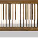 Namesake Nantucket 3-in-1 Convertible Crib with Toddler Bed Conversion Kit in Natural Walnut, Greenguard Gold Certified