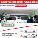 2 x OJYDOIIIY Fishing Rod Holder for Car, Fishing Pole Storage Inside Carrier Racks for Vehicles like SUV,Truck,Van