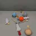 Baby Crib Mobile for Boys Girls | Felt Space Nursery Mobile Wooden Mobile for Crib | Astronaut Space Theme Nursery Bed Decoration Baby Mobile for Crib | Gift for Newborn Nursery Decor (Rockets)