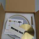 Portable LED Mushroom Table Lamp, 8.46'' Small Cordless Desk Night Light with 5200mAh Rechargeable Battery, Stepless Dimming Lamp with 3 Colors for Bedroom/Bar/Coffee Shop (Gold)