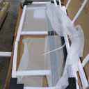 Frameless Pivot Shower Door 27-28" W x 72" H, Pivot Swing Shower Glass Door with 1/4"(6mm) Clear Tempered Glass Shower Door, Easy to Clean Bathroom Shower Door, Matte Black